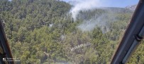 İLK MÜDAHALE - Manavgat'ta Çikan Yanginda 2 Dönümlük Kizilçam Ormani Zarar Gördü