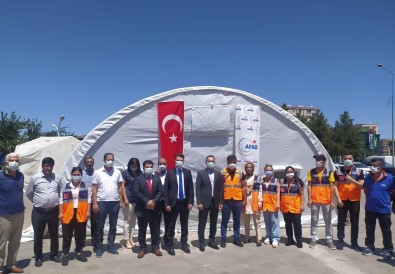 Diyarbakir'da Afet Egitim Çadiri Hizmete Basladi