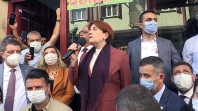 IYI Parti Genel Baskani Aksener, Malatya'nin Dogansehir Ve Akçadag Ilçelerinde Esnafi Ziyaret Etti Açiklamasi
