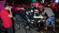 KURTARMA EKİBİ - Kamyonete Arkadan Çarpan Alkollü Sürücü Ölümden Döndü