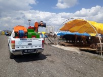 HAYVAN - Pursaklar'daki Kurban Satis Ve Kesim Alani Her Gün Dezenftekte Ediliyor