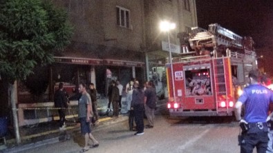 Tokat'ta Market Yangini