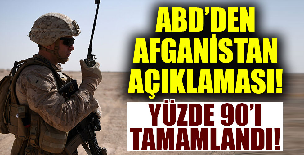 ABD'den Afganistan açıklaması!