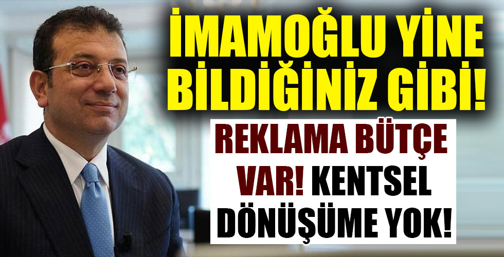 AK Parti'den Ekrem İmamoğlu'na sert tepki!