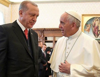 Başkan Erdoğan'dan Katoliklerin ruhani lideri Papa'ya mesaj!