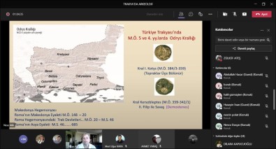 Edirne'de Çevrim Içi 'Arkeoloji' Konusuldu