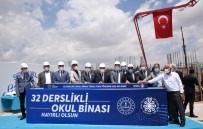 MEHMET GENÇ - Konya'da 32 Derslikli Okulun Temeli Atildi