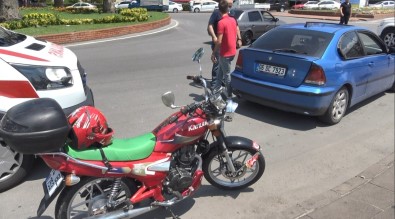 Motosiklet Ile Otomobil Çarpisti Açiklamasi 1 Yarali