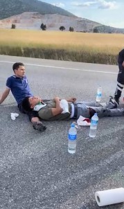 (ÖZEL) Kütahya-Afyonkarahisar Karayolunda Can Pazari