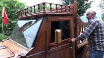  İNGİLTERE - Rizeli Marangozun Ahsap Kaplayarak Kamyonete Çevirdigi 1988 Model Otomobili Ilgi Görüyor