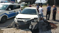 ATATÜRK - Samsun'da Kavsakta Kaza Açiklamasi 2 Yarali
