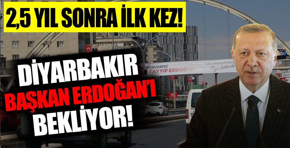 2,5 yıl sonra ilk kez! Gözler Başkan Erdoğan'da!
