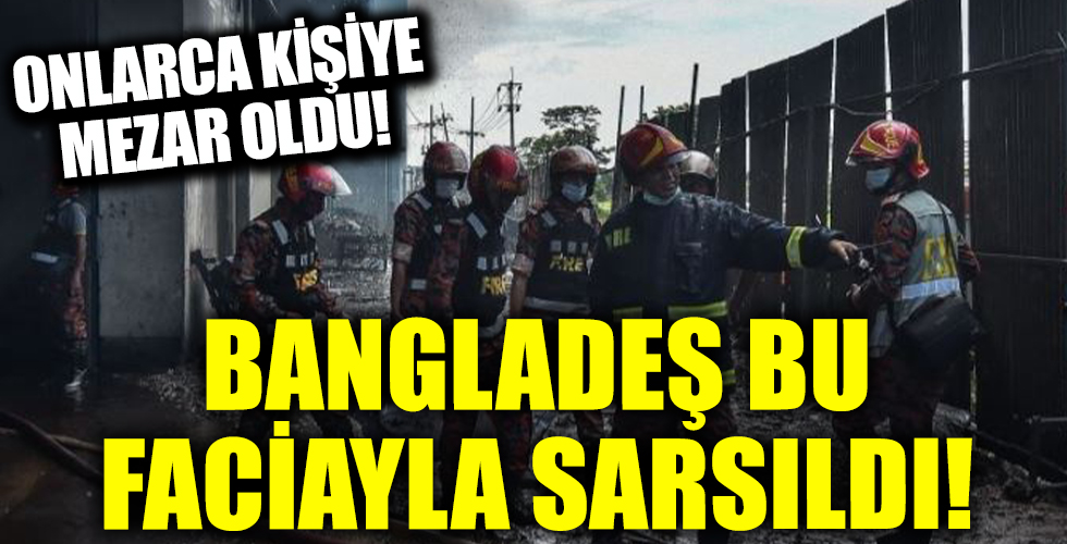 Baangladeş'te fanrika'da yangın! 49'dan fazla ölü var