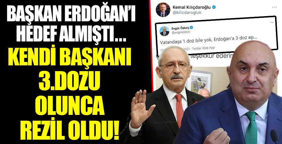 Kılıçdaroğlu 3. doz aşıyı oldu! Engin Özkoç eleştirilerini böyle yuttu!