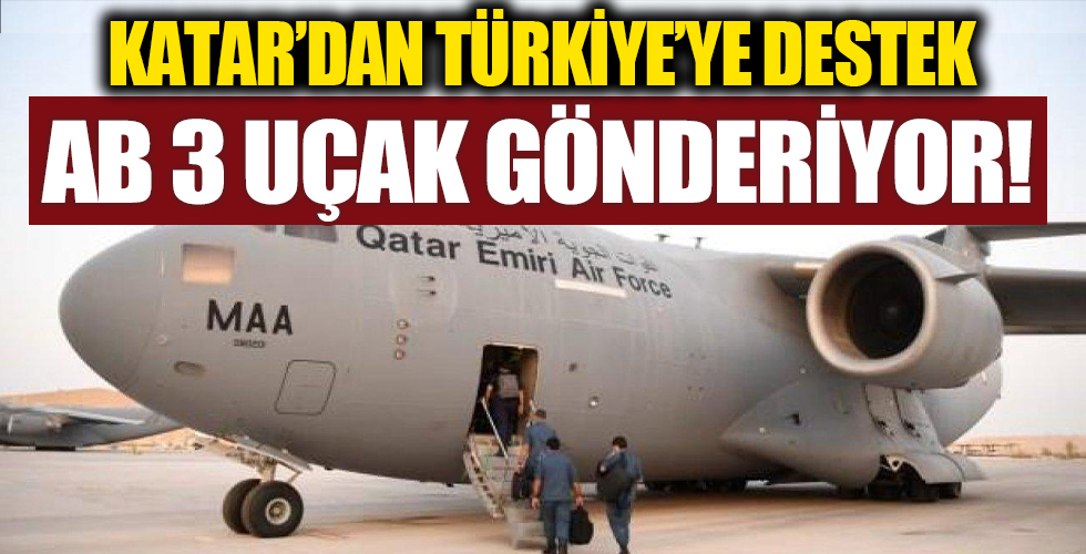 AB 3 yangın söndürme uçağı gönderiyor: Katar'dan destek!