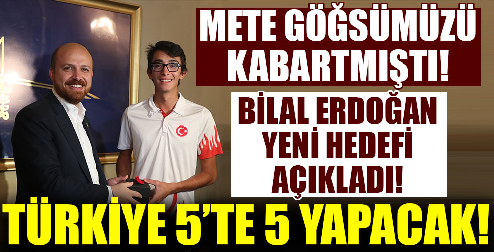Bilal Erdoğan okçulukta Türkiye'nin yeni hedefini açıkladı!