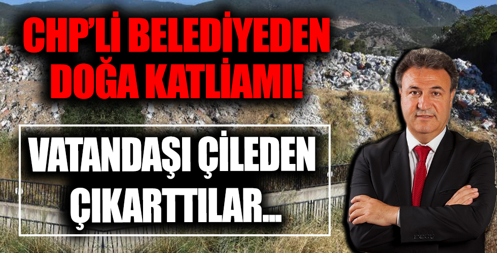 CHP'li Bornova Belediyesi vatandaşları çileden çıkarttı! Zeytin ağaçlarının yakınına moloz döktüler...