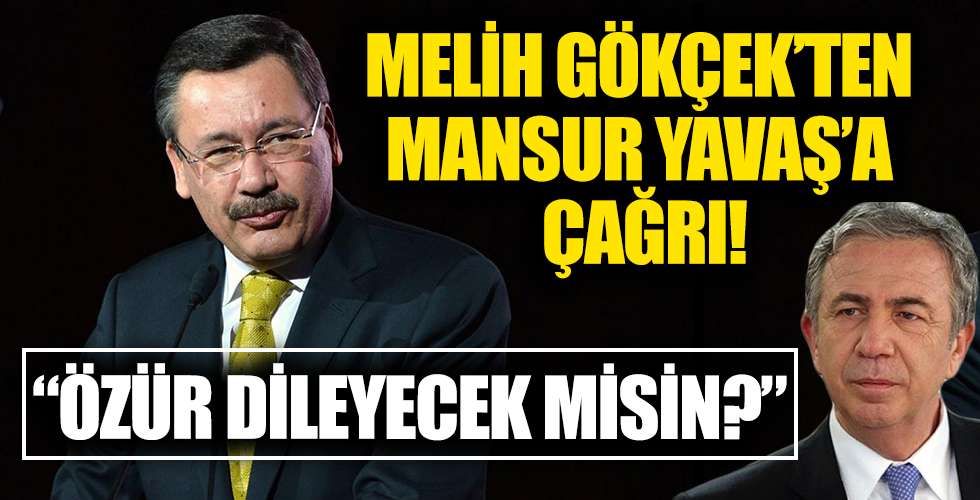 Melih Gökçek'ten Mansur Yavaş'a çağrı! 'Özür dileyecek misin?