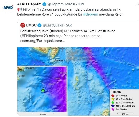 Ülkede 7.1 büyüklüğünde deprem! Tsunami...!!!