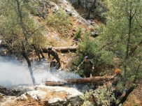 Mehmetçik, Isparta Valiligi'nin Talebi Üzerine Egirdir'deki Yangin Sogutma Çalismalarina Destek Oluyor