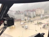 MSB'den Sinop ve Kastamonu'daki sel bölgesinde tahliye çalışması!