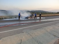 Tamirden Çikan Otomobil Alev Alev Yandi