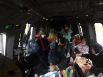 TSK'ya Ait 6 Helikopter Ile Sel Felaketinin Yasandigi Sinop Ve Kastamonu'da