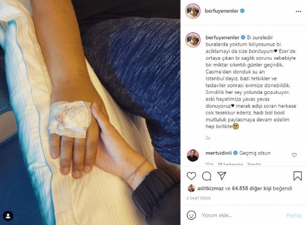 Eser ve Berfu Yenenler'den kötü haber!