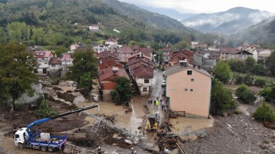 Bartin'da Selin En Çok Etkiledigi Zafer Köyü Havadan Görüntülendi