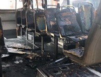 Beylikdüzü'nde İETT midibüsü yandı!