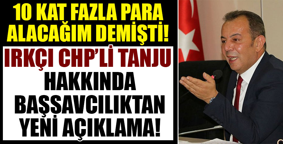 Bolu Cumhuriyet Başsavcılığından CHP'li Belediye Başkanı Tanju Özcan açıklaması!