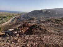 Çesme'de, Eski Çöplükte Yeniden Çikan Yanginin Ardindan Siki Önlemler Planlandi