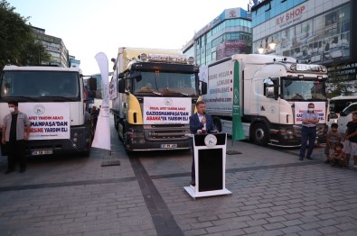 Gaziosmanpasa'dan Sel Bölgesine Yardim Eli