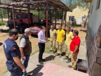 Kaymakam Göktas Yanginla Mücadele Tedbirlerini Inceledi