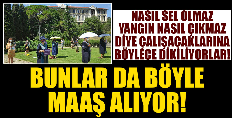 Türkiye afetlerle mücadele ederken Boğaziçi Üniversitesi!