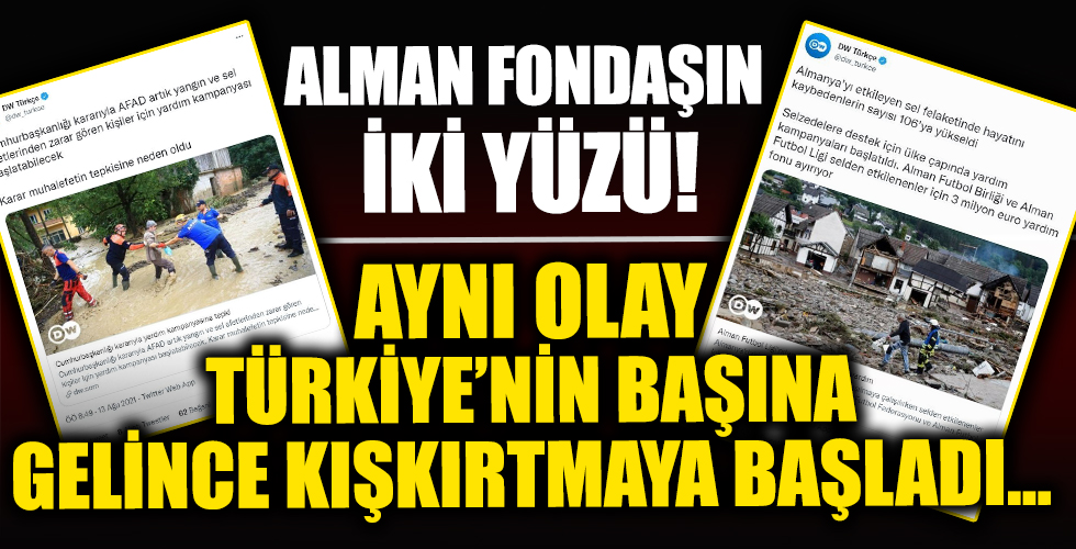Alman DW Türkçe, Almanya'daki yardım kampanyalarını nesnel verirken Türkiye'dekiler için kışkırtıcı dil kullandı