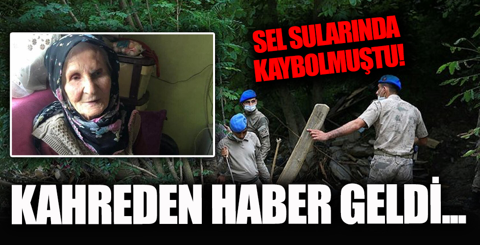 Bartın'daki selde kaybolan kadının cansız bedenine ulaşıldı