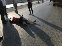 Tekeri Firlayan Çapa Motoruna Tir Çarpti Açiklamasi 1 Yarali