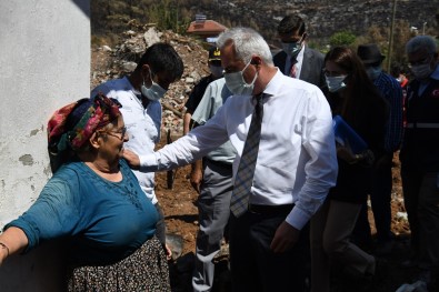 Vali Seymenoglu Açiklamasi 'Yangin Bölgesindeki Zararlar Karsilanacak'