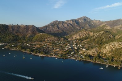 Yanginin Aci Tablosu Marmaris'te Havadan Görüntülendi