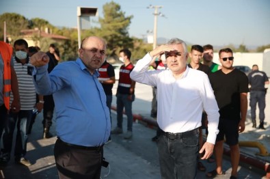 AK Partili Savas Yangin Bölgesinde