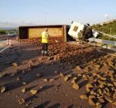 Tas Yüklü Tir Devrildi Açiklamasi 2 Yarali
