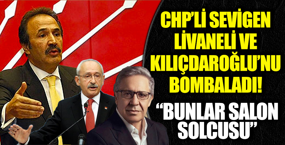 CHP’li Mehmet Sevigen Kılıçdaroğlu ve Livaneli'yi bombaladı: Bunlar salon solcusu!