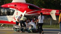 Diyaliz Hastasi Kadin Ambulans Helikopterle Hastaneye Yetistirildi