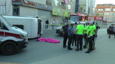 Ümraniye'de 1 Kisinin Öldügü 6 Kisinin Yaralandigi Minibüs Kazasi Kamerada