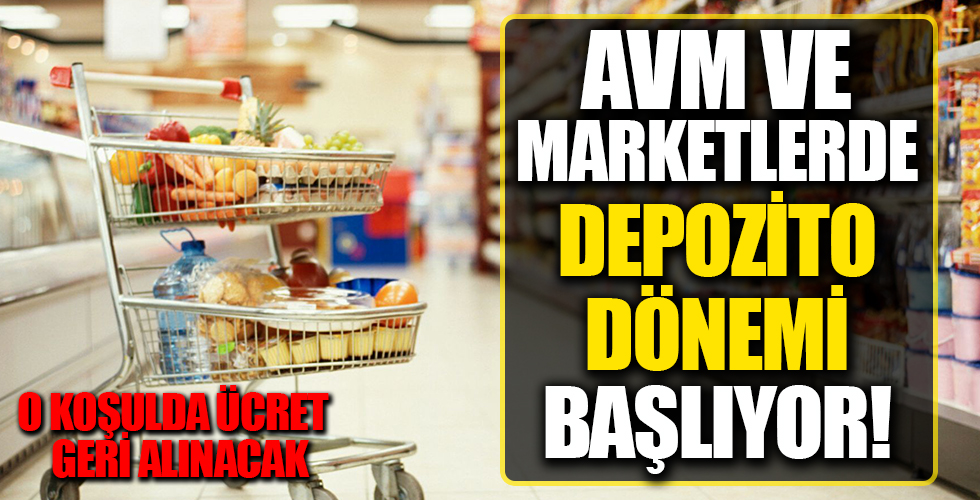 AVM ve marketlerde depozito dönemi başlıyor: Ambalajların iadesinde ücret geri alınacak!