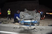 Karaman'da Insaat Halindeki Köprüden Uçan Otomobilin Sürücüsü Öldü