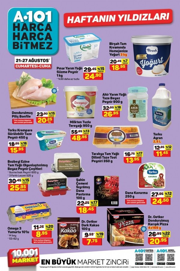 23 Ağustos A101 Kataloğu A101'e Bu Hafta Neler Gelecek? A101'de Bu Pazartesi Nelerde İndirim Var? A101 23 Ağustos kataloğunda ne var? 23 Ağustos A101 Aktüel