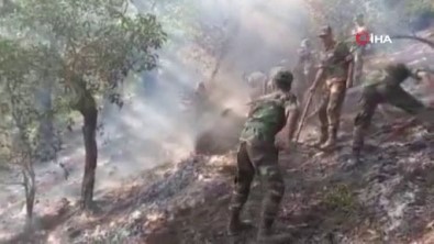 Azerbaycan Lerik'teki Orman Yanginini Söndürme Çalismalari Sürüyor