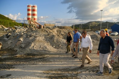 Bafra Mobil Beton Santrali Üretime Basliyor